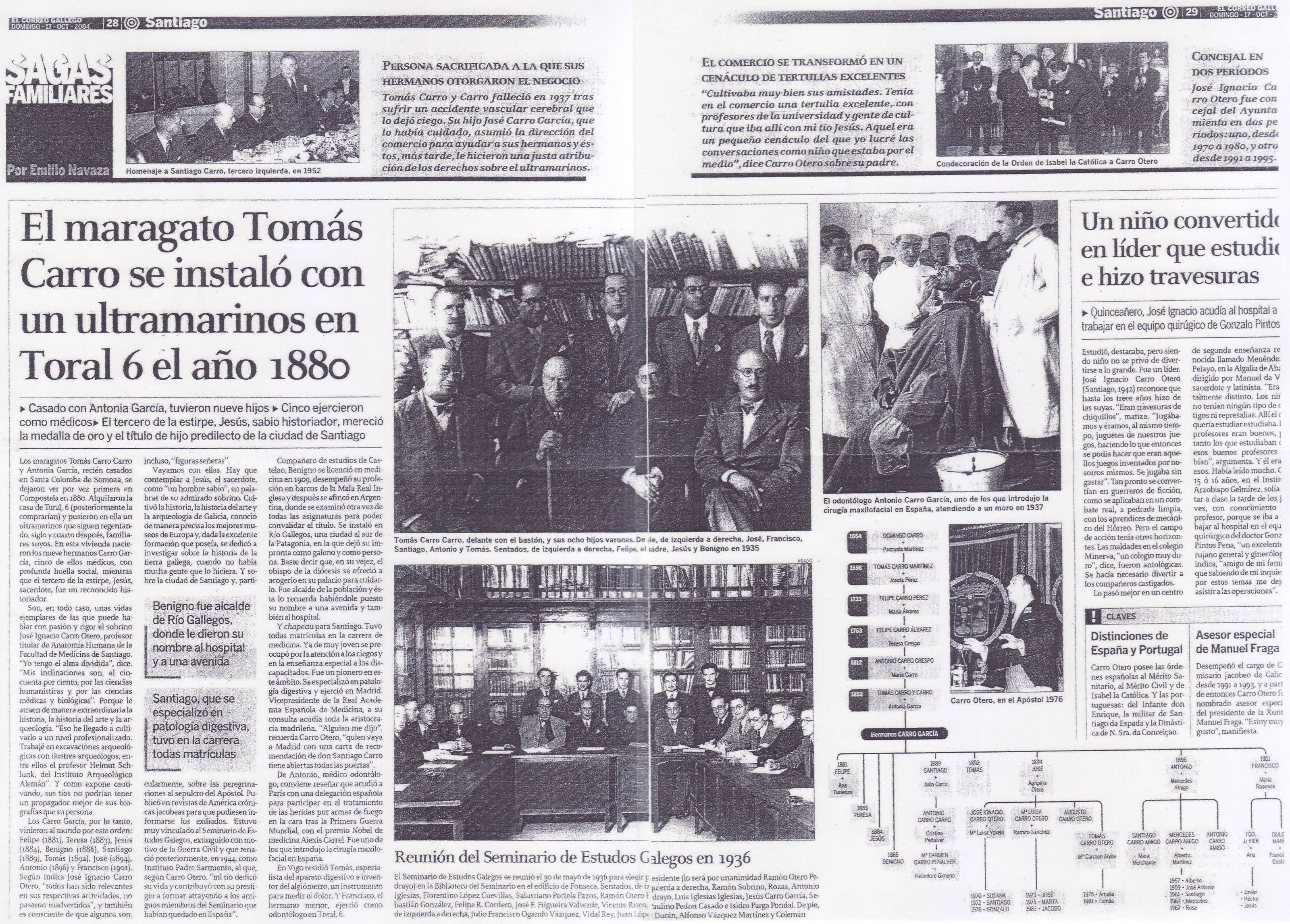 El Correo Gallego (17/10/2004)